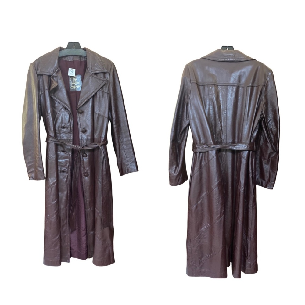1970’s trench leather by Dan Di Modes medium